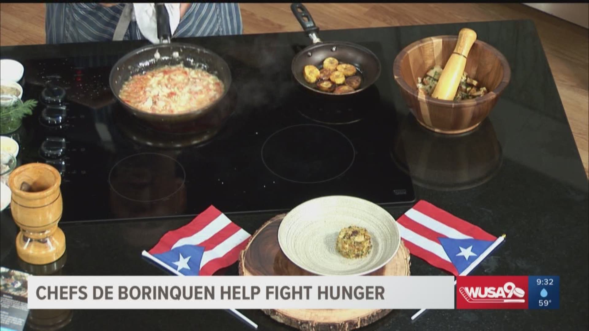 Puerto Rico is near and dear to Chef Diaz's heart. So when Hurricane Maria hit he decided to help the only way he knew how, through food. Watch as he whips up his version of mofongo.