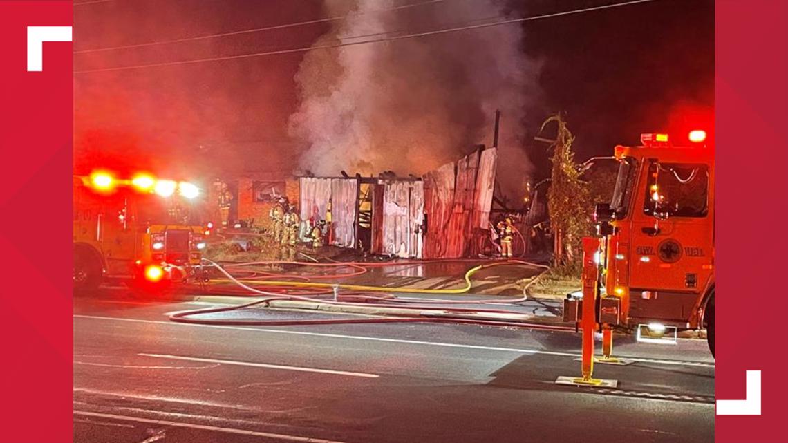 Woodbridge used auto parts business burns down