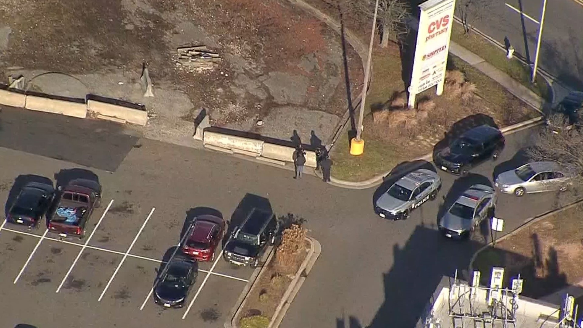 Police were on the scene at King Shopping Center in Hyattsville Monday afternoon.