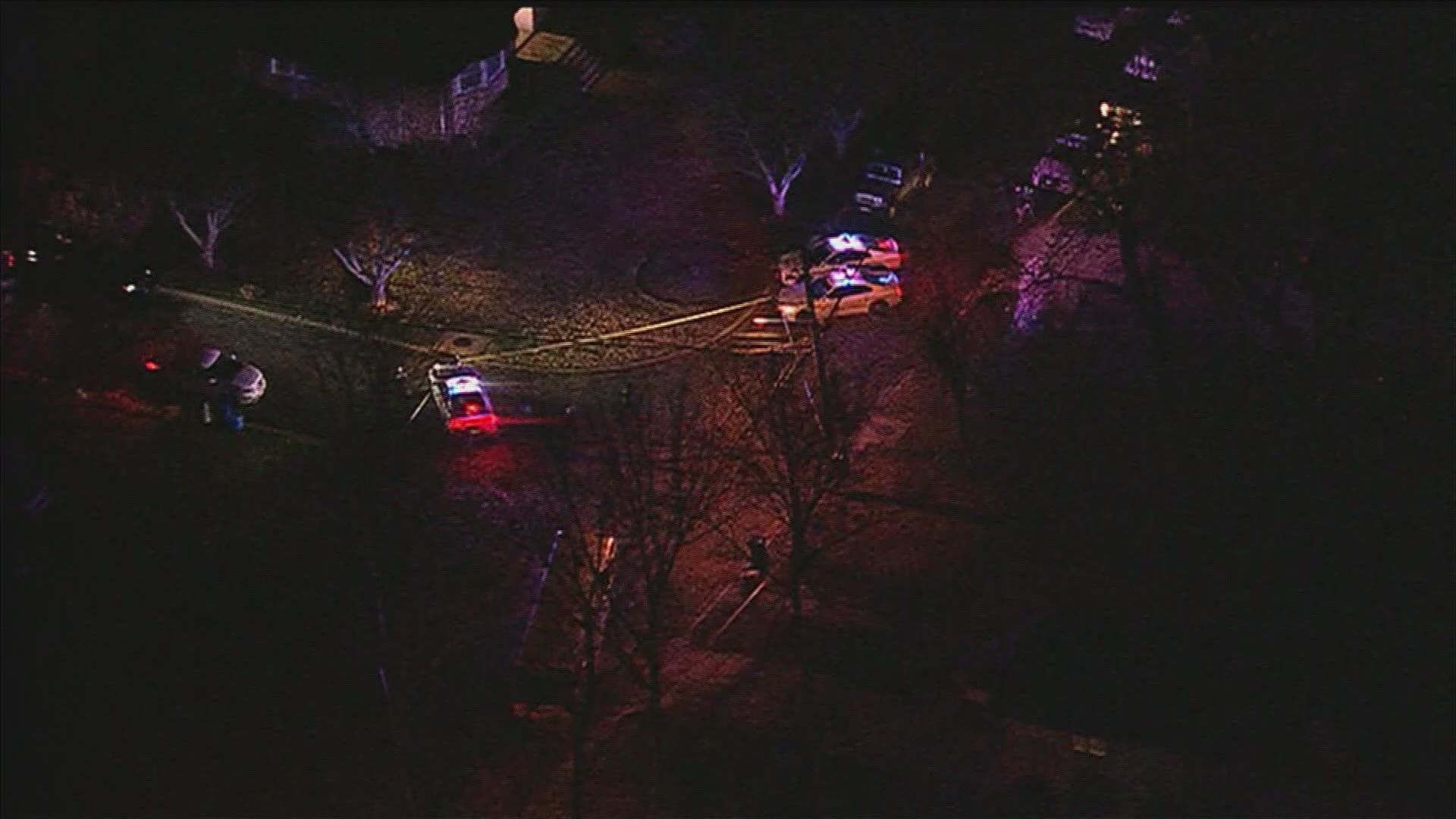 The accident happened in a Bethesda neighborhood, officials say.