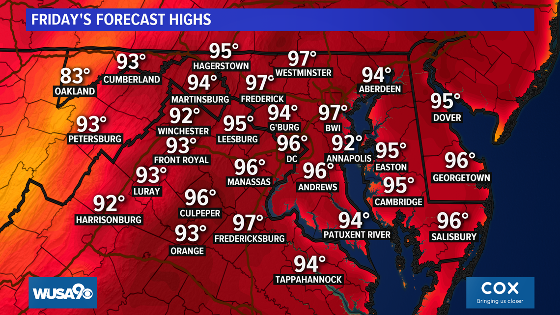 Here's the latest DC weather forecast | wusa9.com