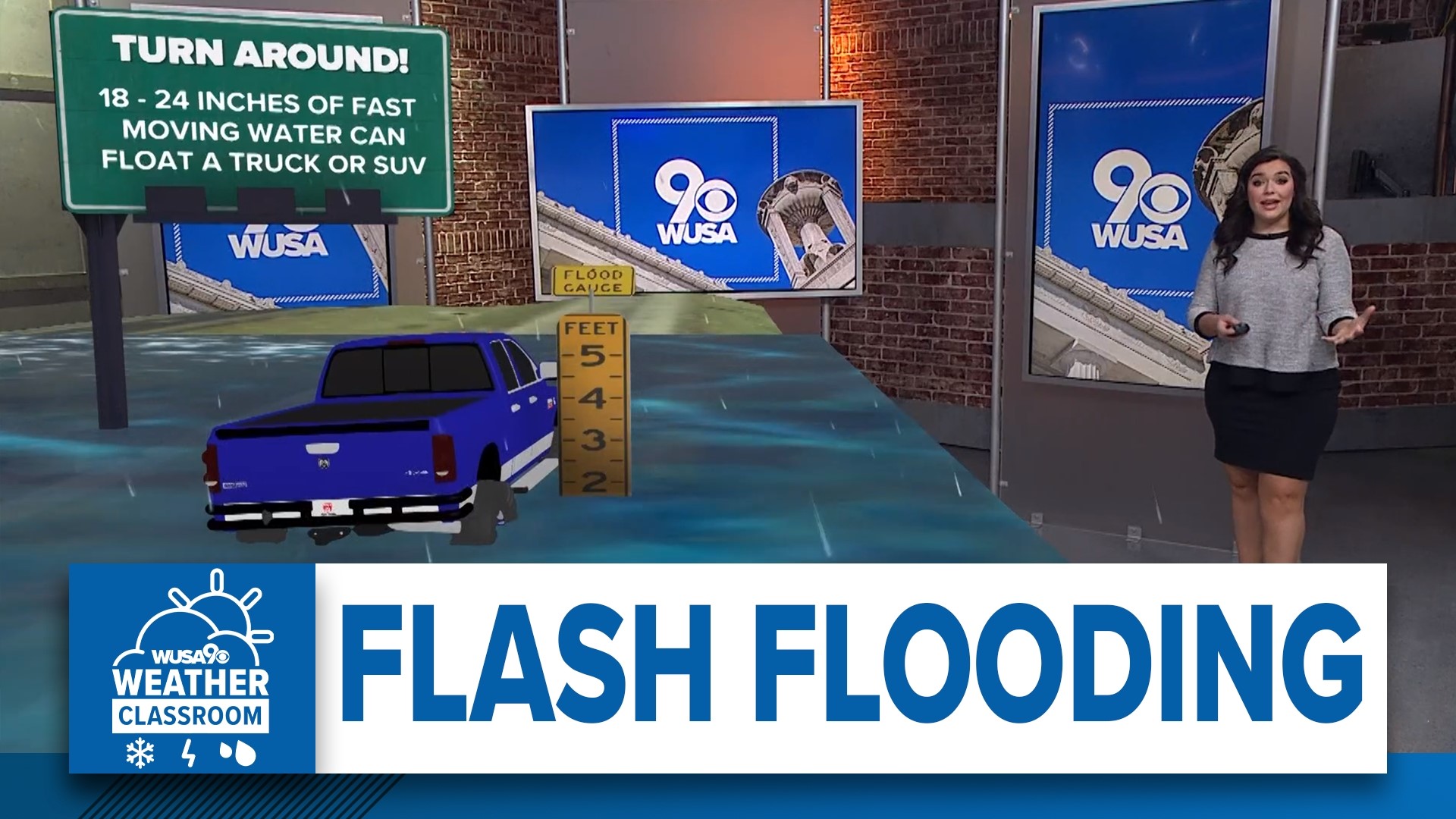 Meteorologist Makayla Lucero warns against the dangers associated with flash flooding.