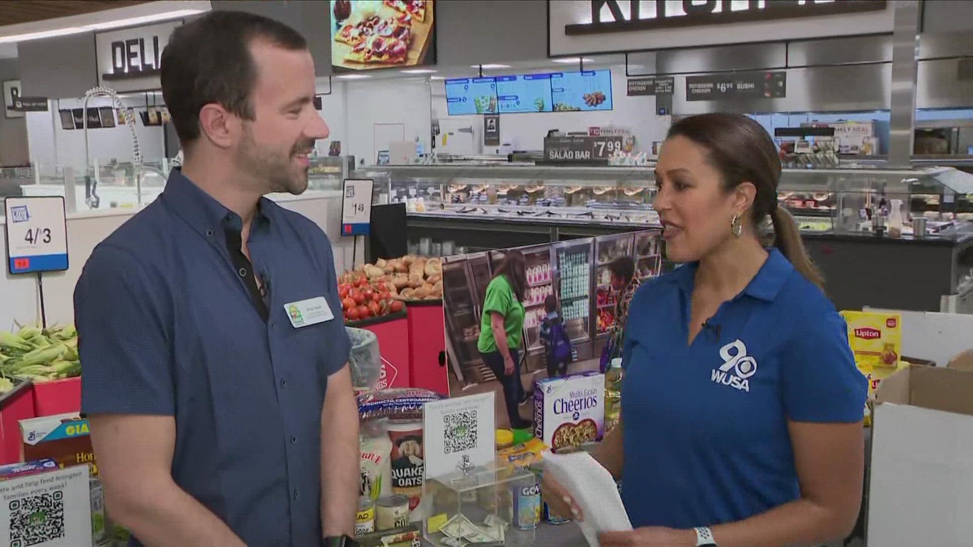 Lesli Foster is live at the Giant in 'Seven Corners Center' in Falls Church to talk more about how we're making that impact, and the groups that are helping us