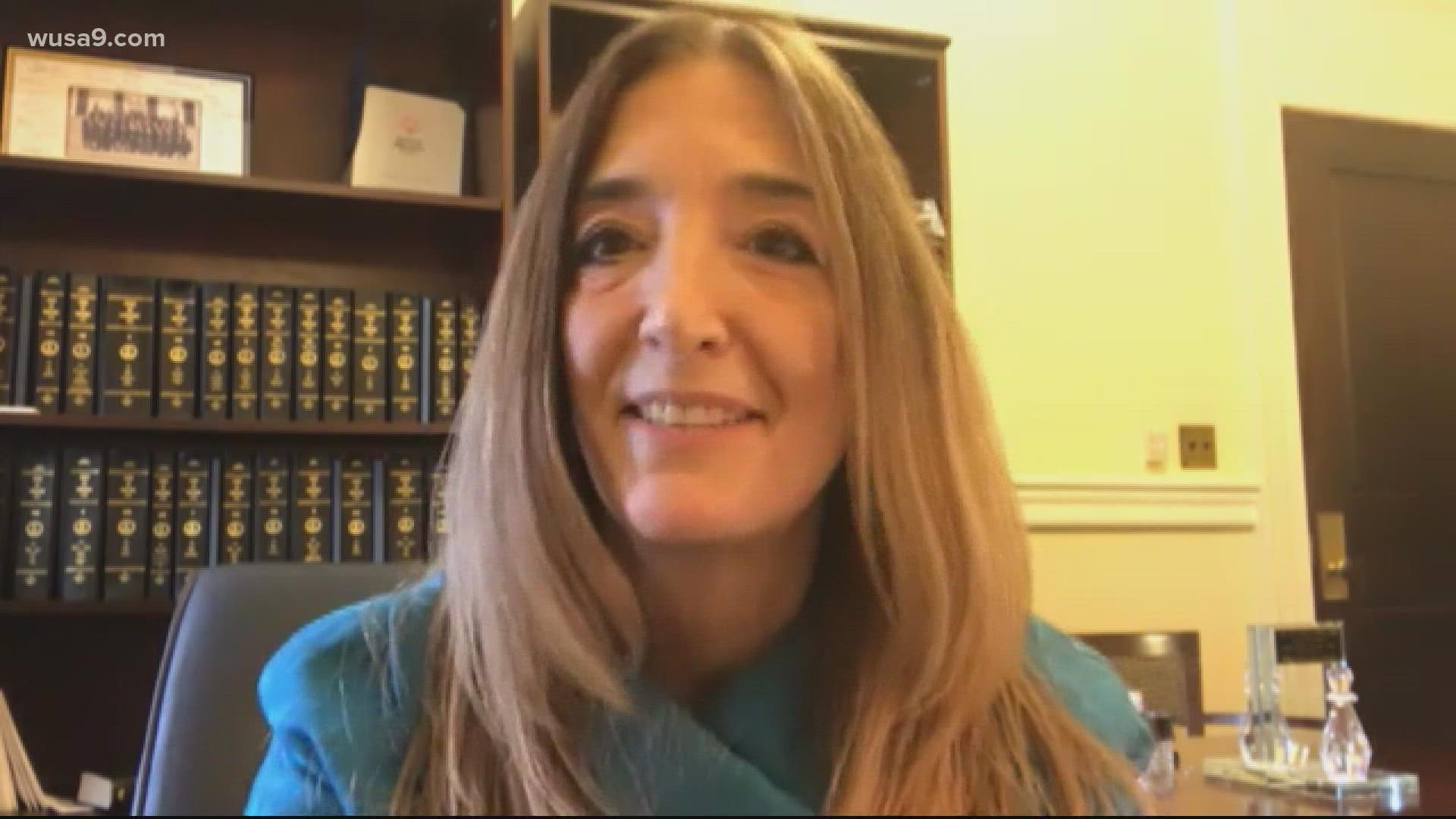 House Democratic Leader Eileen Filler-Corn is calling on Gov. Glenn Youngkin to address the rising gas price.