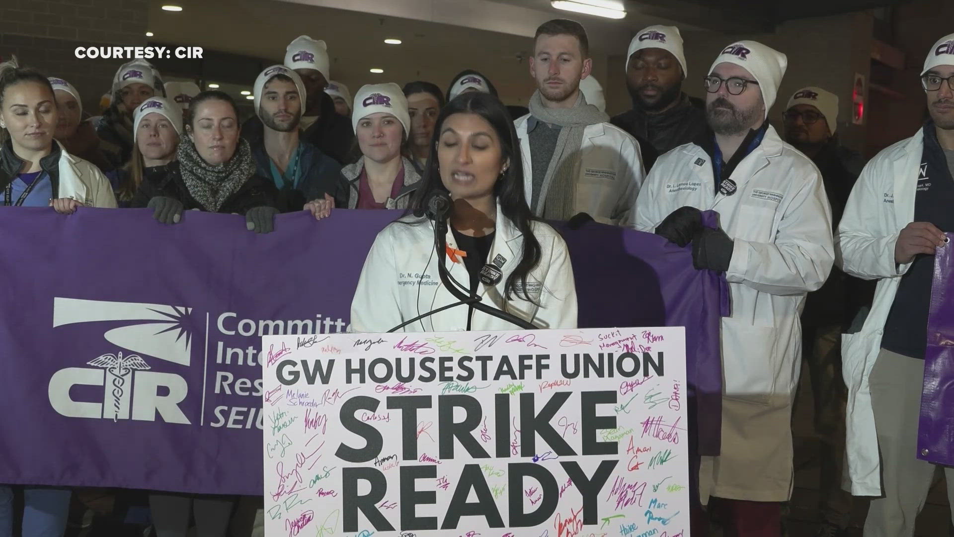 GWU employed doctors say they work over 80 hours a week regularly and earn hourly wages as low as $15.