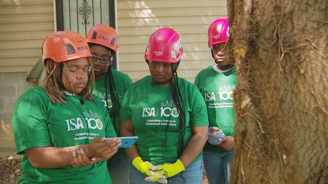 DC students get hands-on experience as junior arborists during spring break
