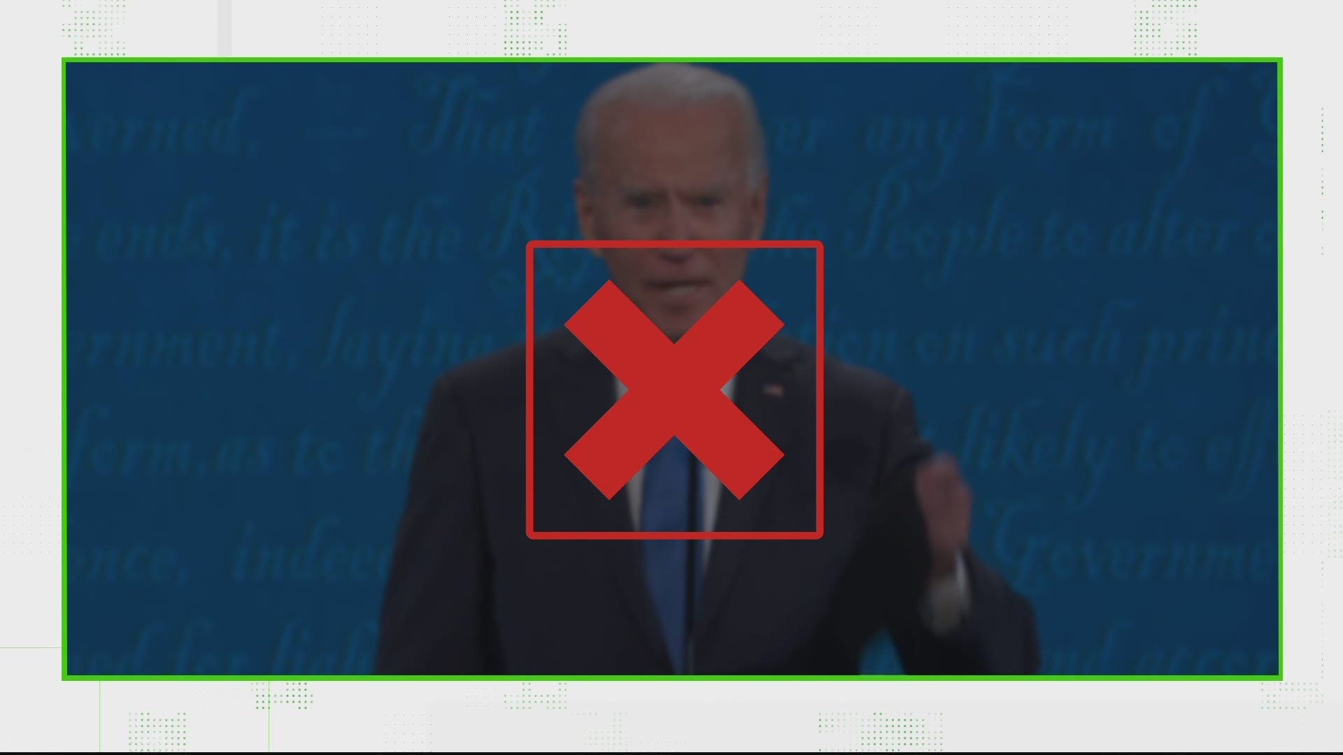 Our VERIFY researchers were fact-checking what President Trump and Joe Biden said during the second and final presidential debate.