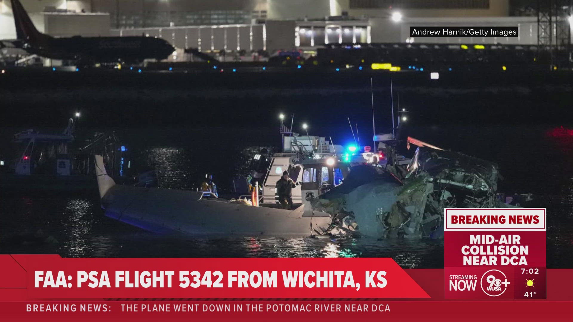 Sixty passengers and four crew members were on the plane and three service members were on the Blackhawk helicopter. Police are now referring to it as a crime scene.