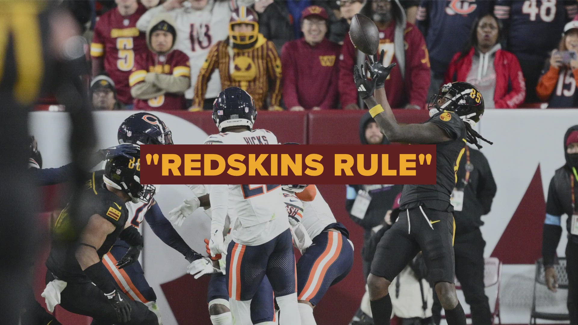 The "Redskins Rule" suggests Washington can predict the presidential race. 