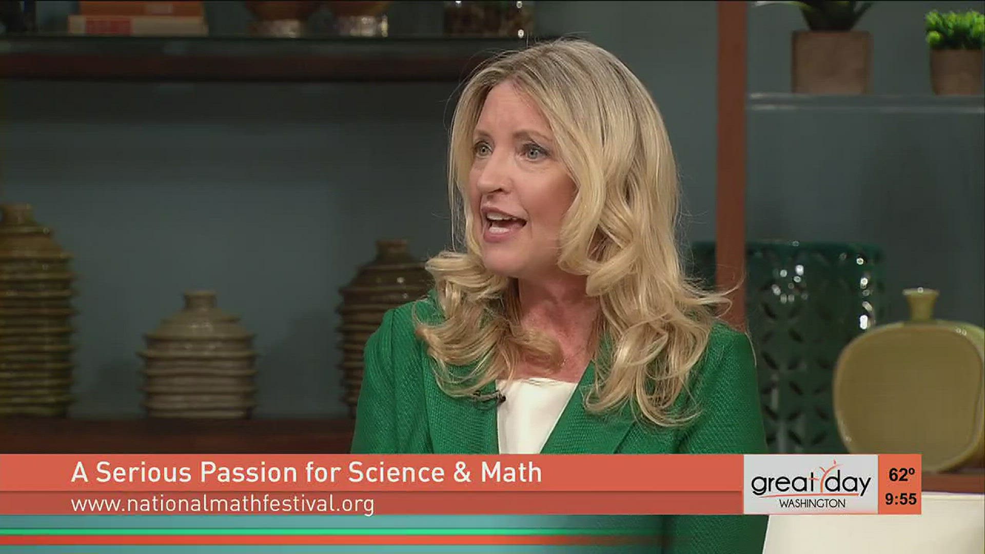 Former NFL cheerleader Mary Carolyn Becker talks about her lifelong passion for mathematics ahead of the National Math Festival.