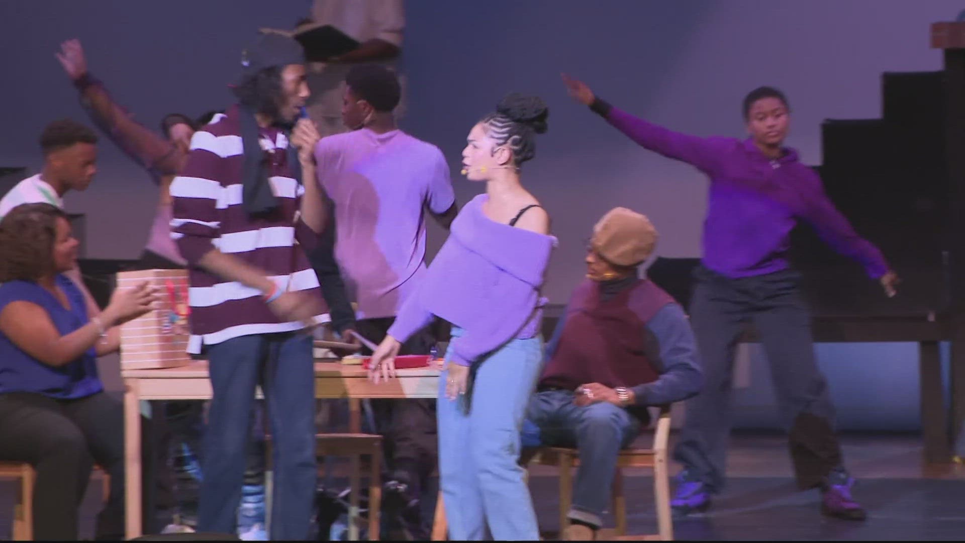 The cast is made up of current students from Cardozo Education Campus and KIPP DC College Prep, as well as out-of-school youth in D.C.