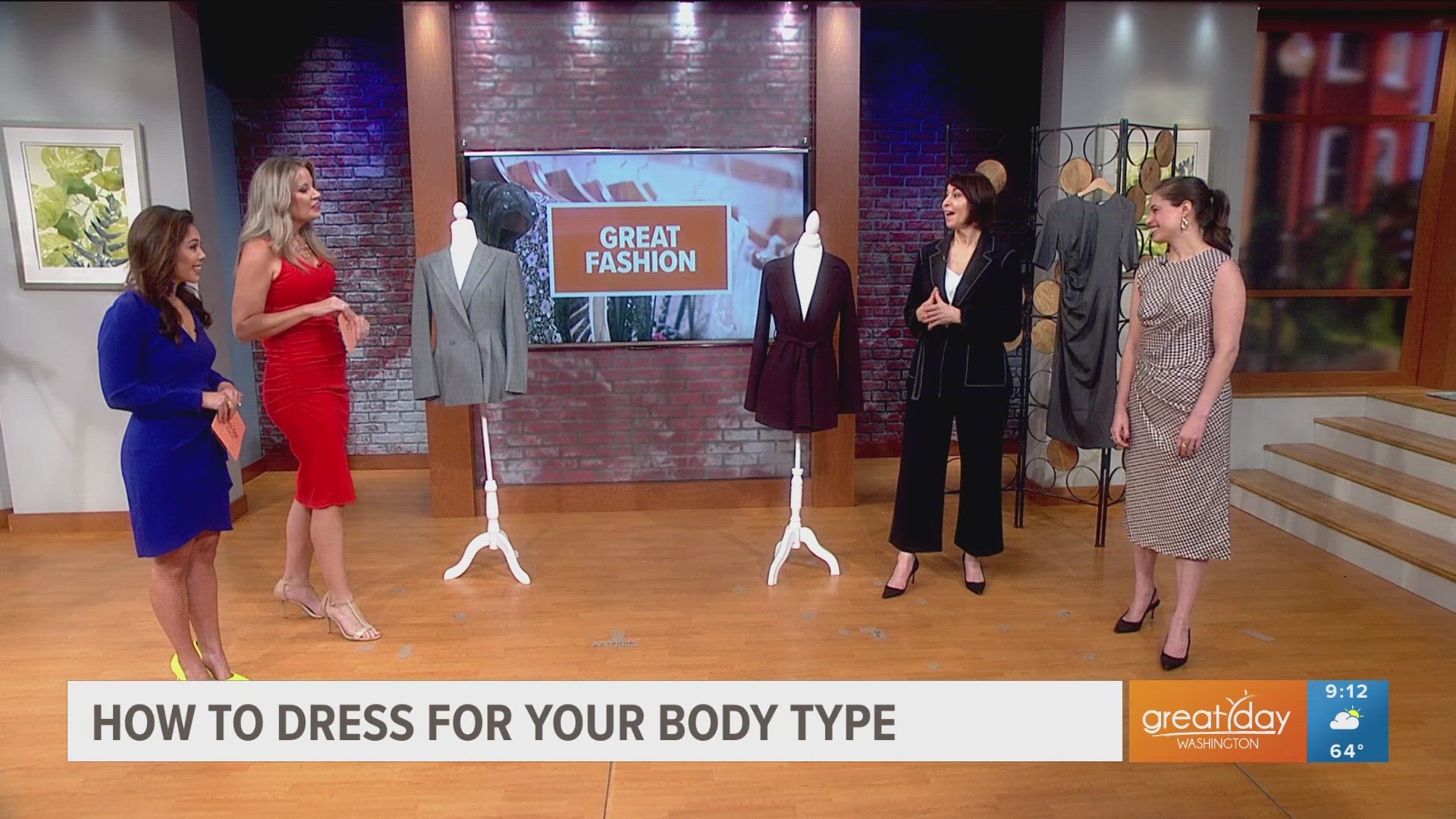 Alison Bruhn and Delia Folk, Co-founders of 'The Style That Binds Us' stop by the studios to share style tips for each body type.