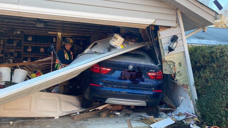 Car crashes through home in Aspen Hill, Maryland | wusa9.com