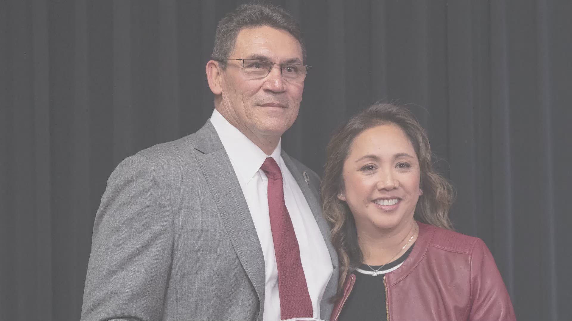Stephanie and Ron Rivera have been through a lot in 2020. But she's optimistic about the future.
