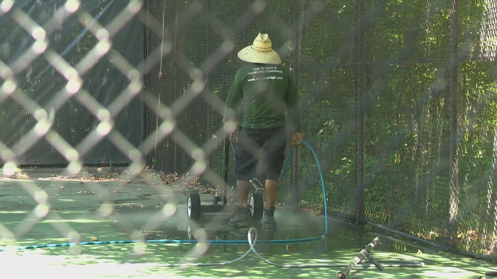 A little over a week ago--four pickleball regulars staged a sit-in protest at Kendale Woods Park.