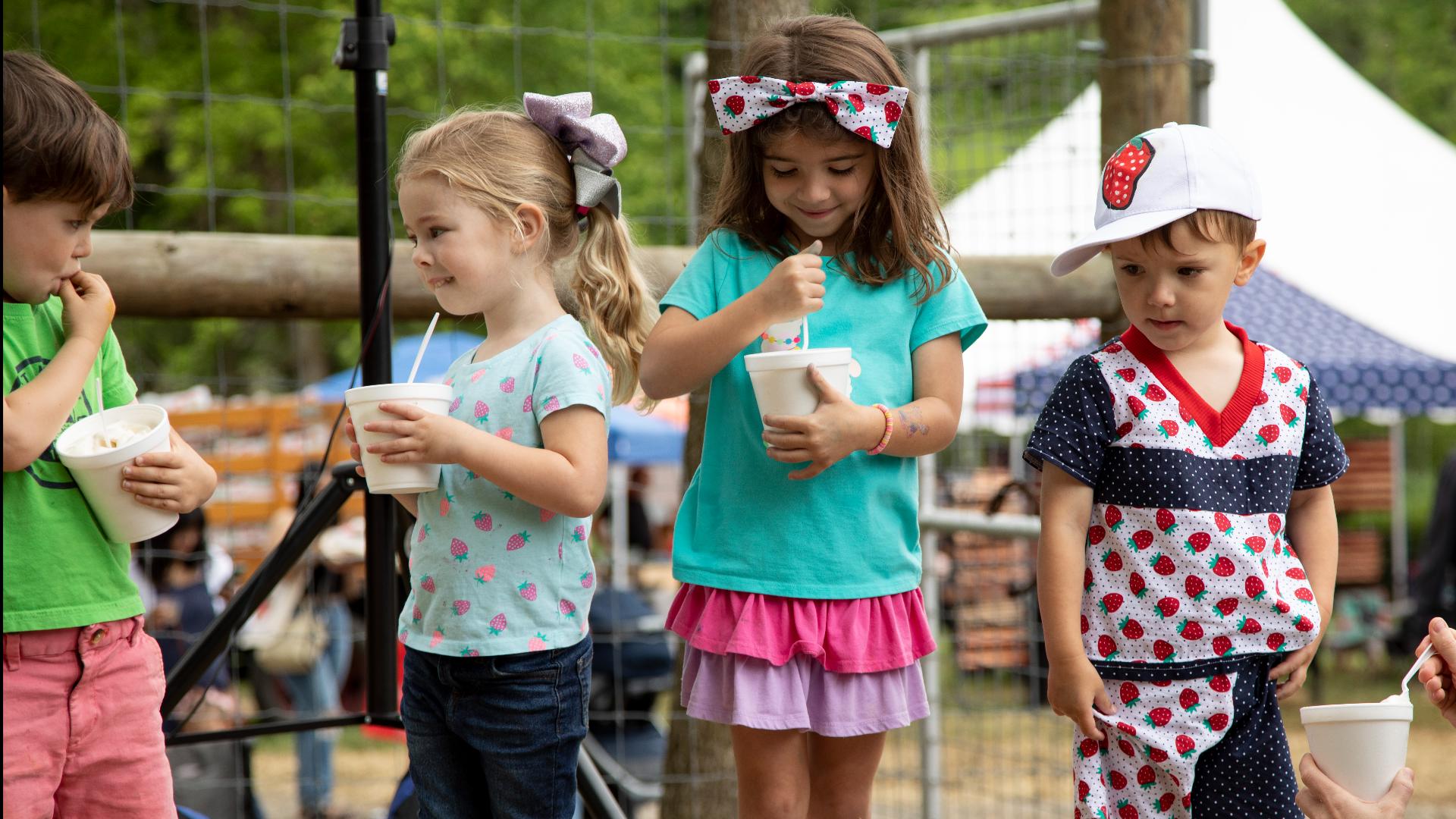 Harriet Wegmeyer and Christi Porter give us a sneak peek of the Lincoln Strawberry Festival at Wegmeyer Farms May 17-18. 