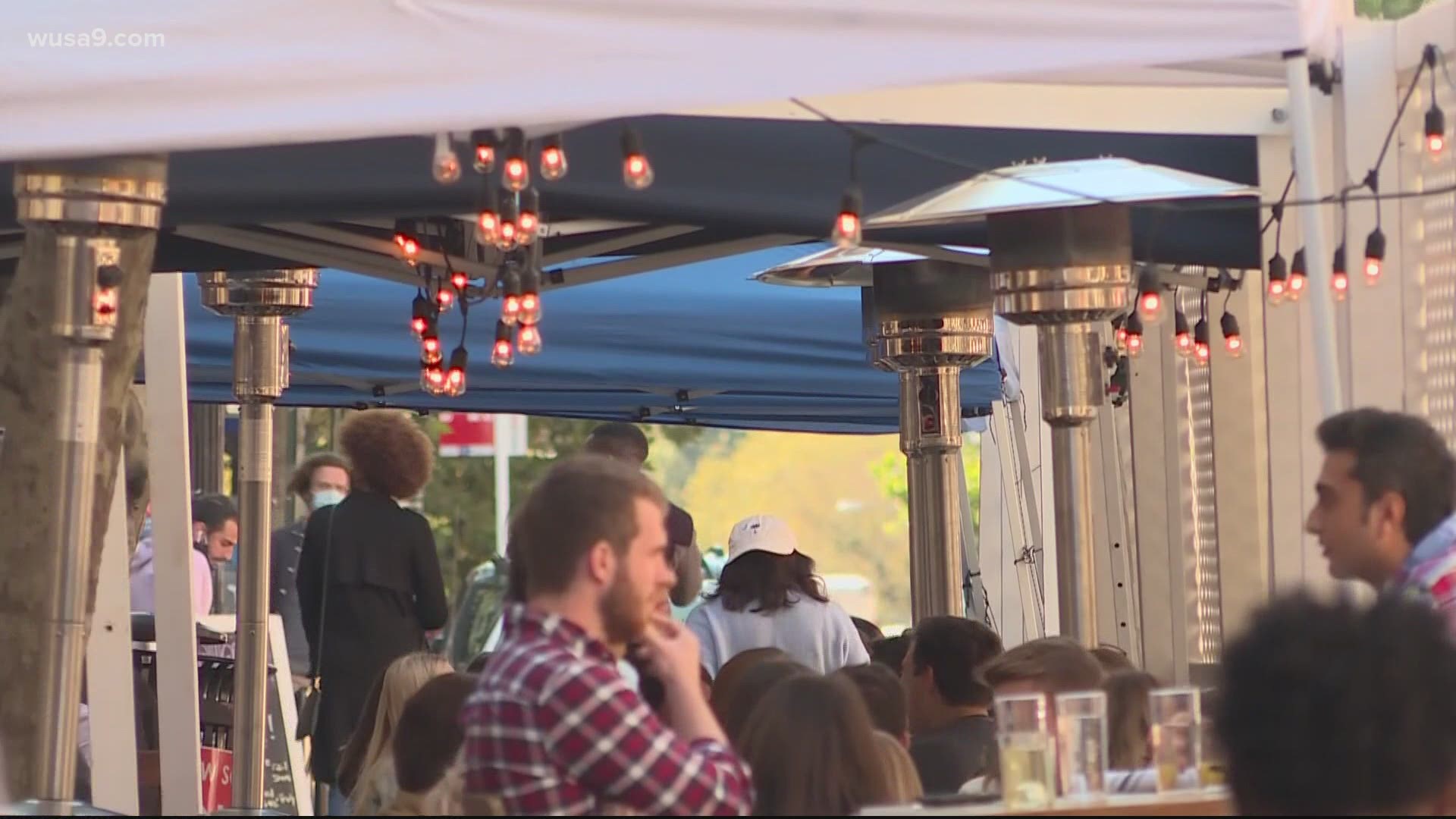 Patio heaters and gas tanks have become a hot commodity as health officials urge families to consider taking Thanksgiving outside instead of indoors.