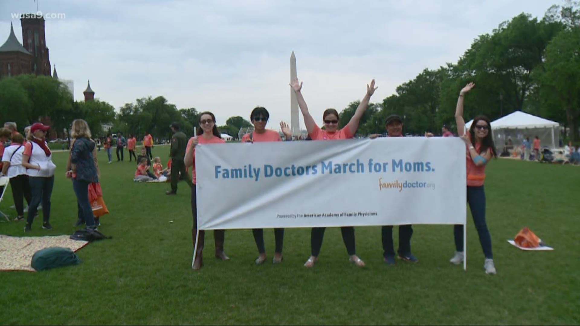 Organizers of today's March for Moms want extended medicaid, post-partum treatment and other services to help women deliver healthy babies.