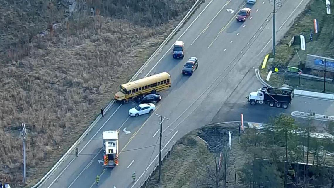 Driver injured in crash with school bus in Anne Arundel Co. | wusa9.com