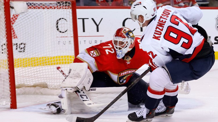 Capitals rally late, stun top-seeded Panthers 4-2 in Game 1