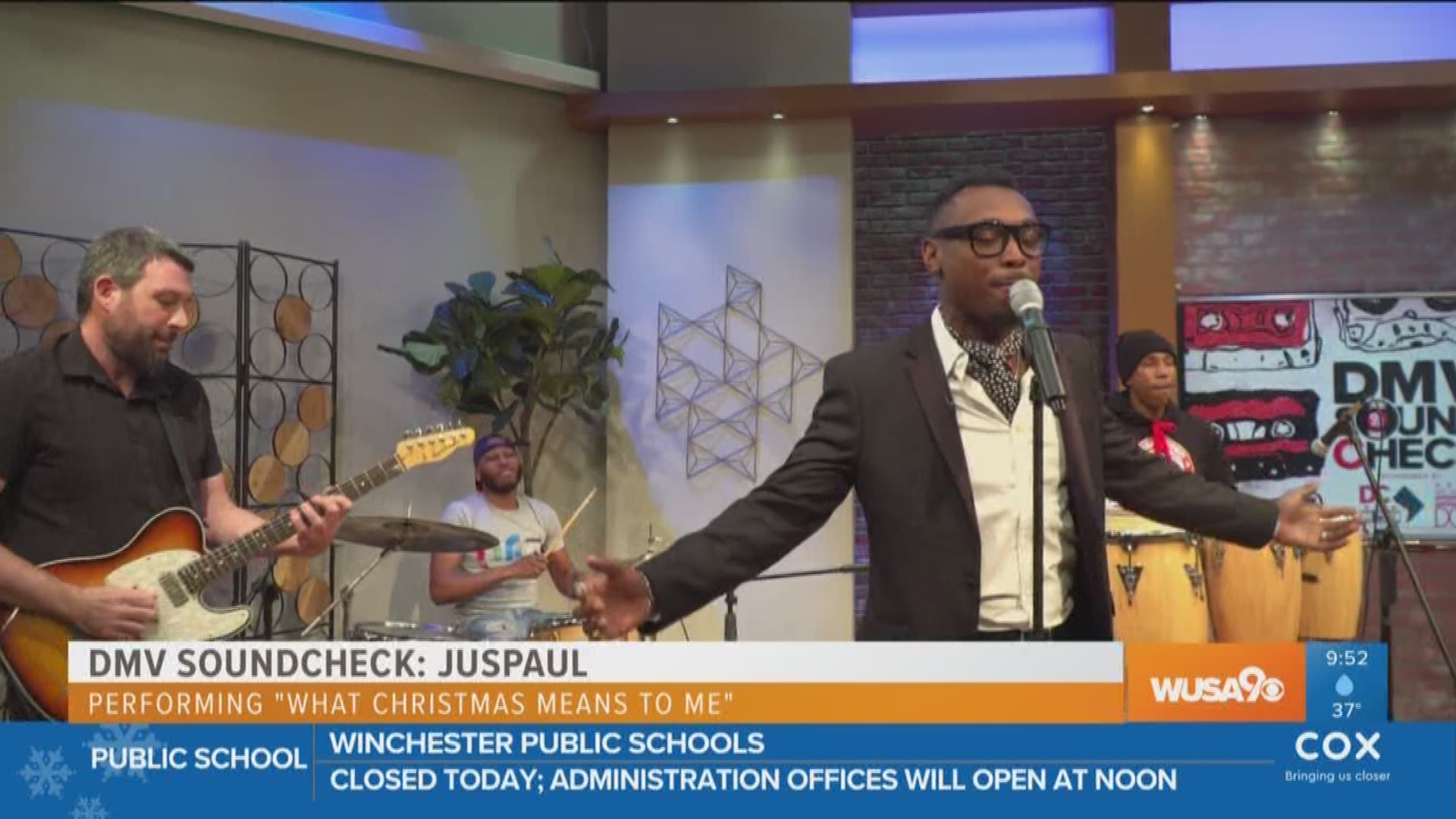 For this week's DMV Soundcheck performance, JusPaul adds a go-go flavor to a classic Christmas hit. This segment was sponsored by the DC OCTFME.