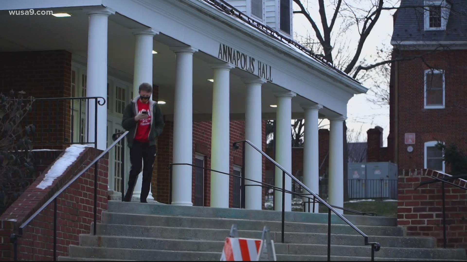 UMD courses will switch to all online for a week and officials say students on and off-campus should stay home and quarantine as much as possible.