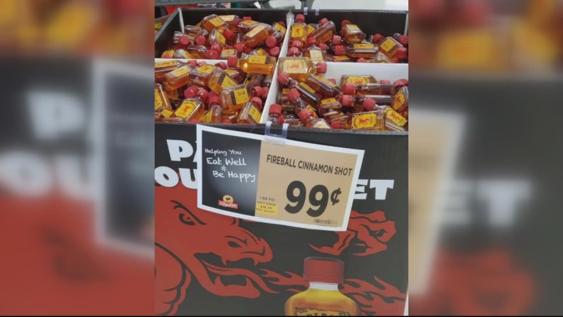 The company makes multiple types of Fireball, but only one contains whiskey.