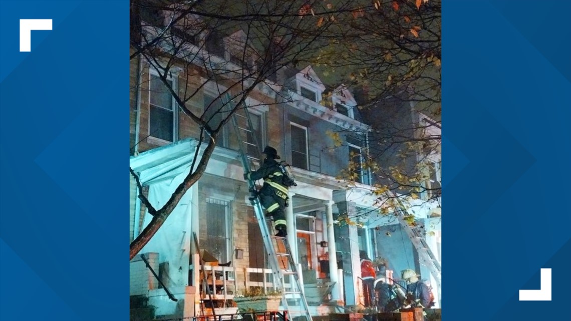 Firefighter injured while battling house fire in Northwest DC | wusa9.com