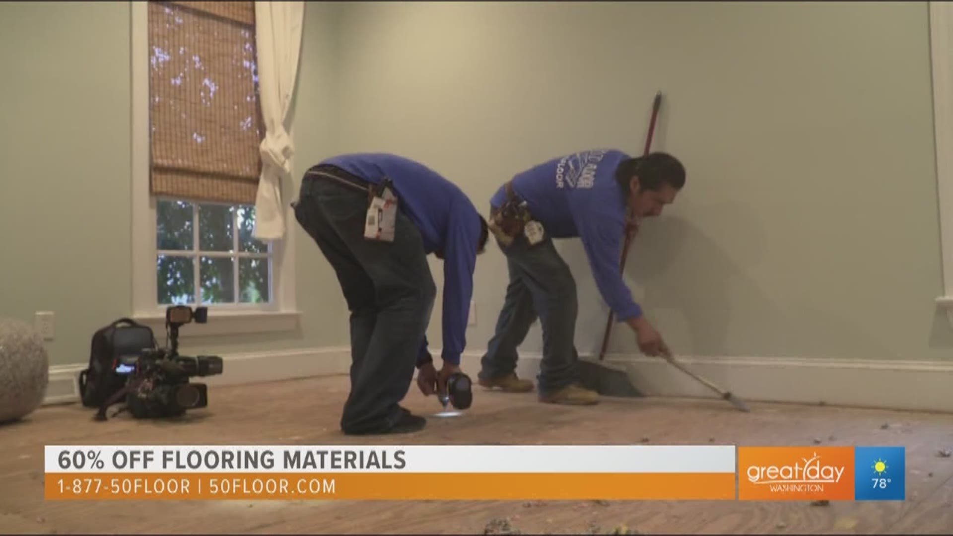 The floorings of your home say a lot more than you may think. That is why Laura Harders of 50 Floor stopped by with a deal to help you get new floors for your home. To schedule a consultation, call 1-877-50FLOOR or visit 50Floor.com. This segment was sponsored by 50 Floor.