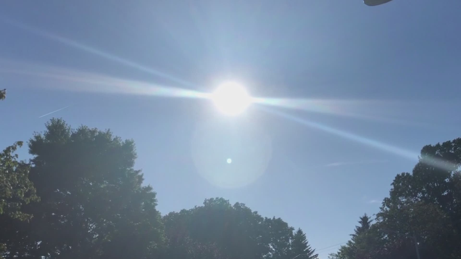 A water main break near Rockville, Maryland, happened Tuesday during a hot day in the DMV region.