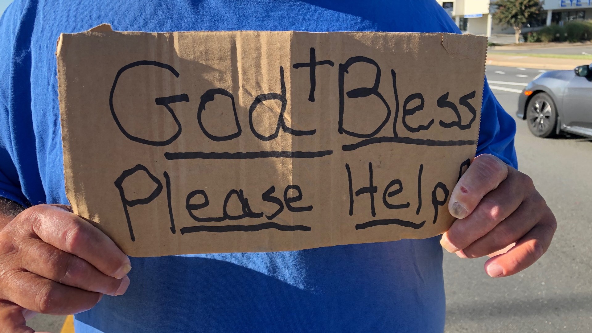 It may be legal, but some are calling it a nuisance that jeopardizes safety in Fairfax County. 
Panhandlers asking for money while standing in medians or at intersections.
As Mikea Turner explains, there's a new push to ban this from happening.