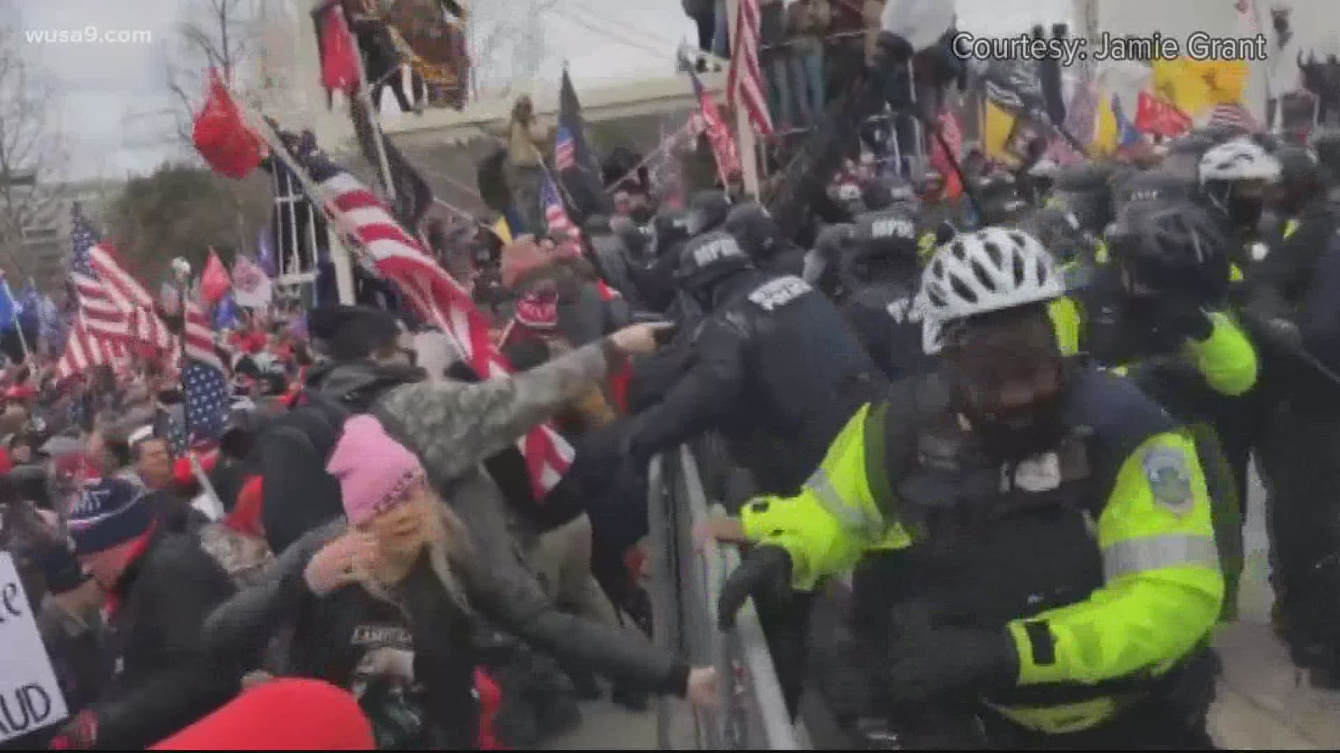 A man who traveled from Memphis, Tennessee, said police were ill prepared for the Capitol riot.