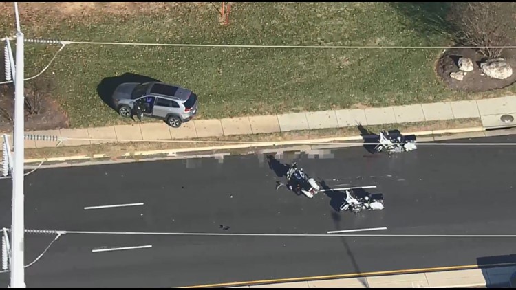 Veteran officer seriously injured in crash that caused road closures in Fairfax County