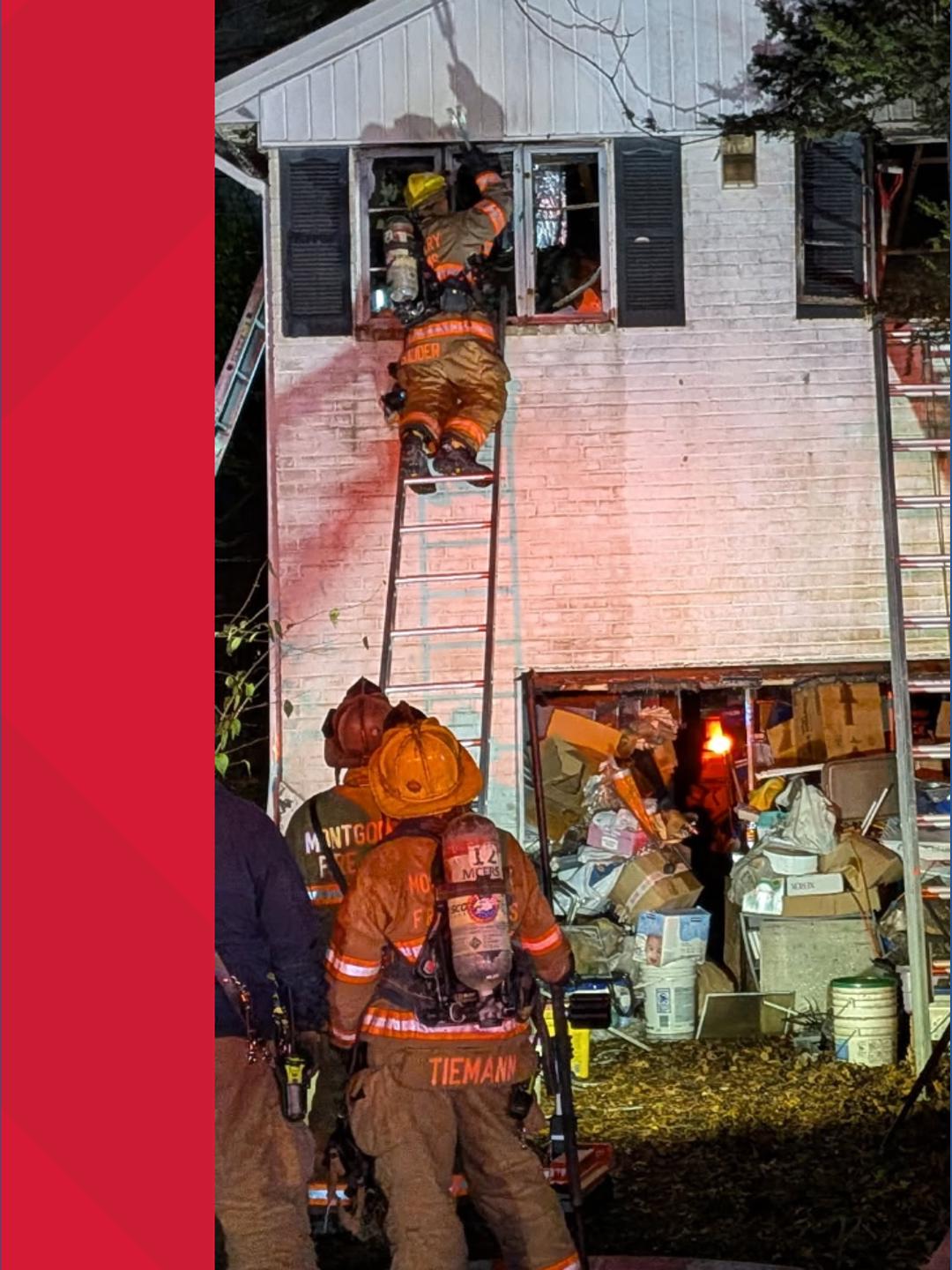 Woman rescued from burning bedroom in Montgomery County | wusa9.com