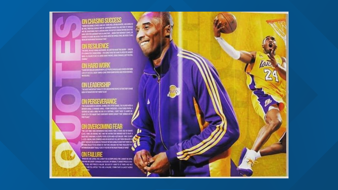 Artist's funeral program for Kobe Bryant goes viral | wusa9.com