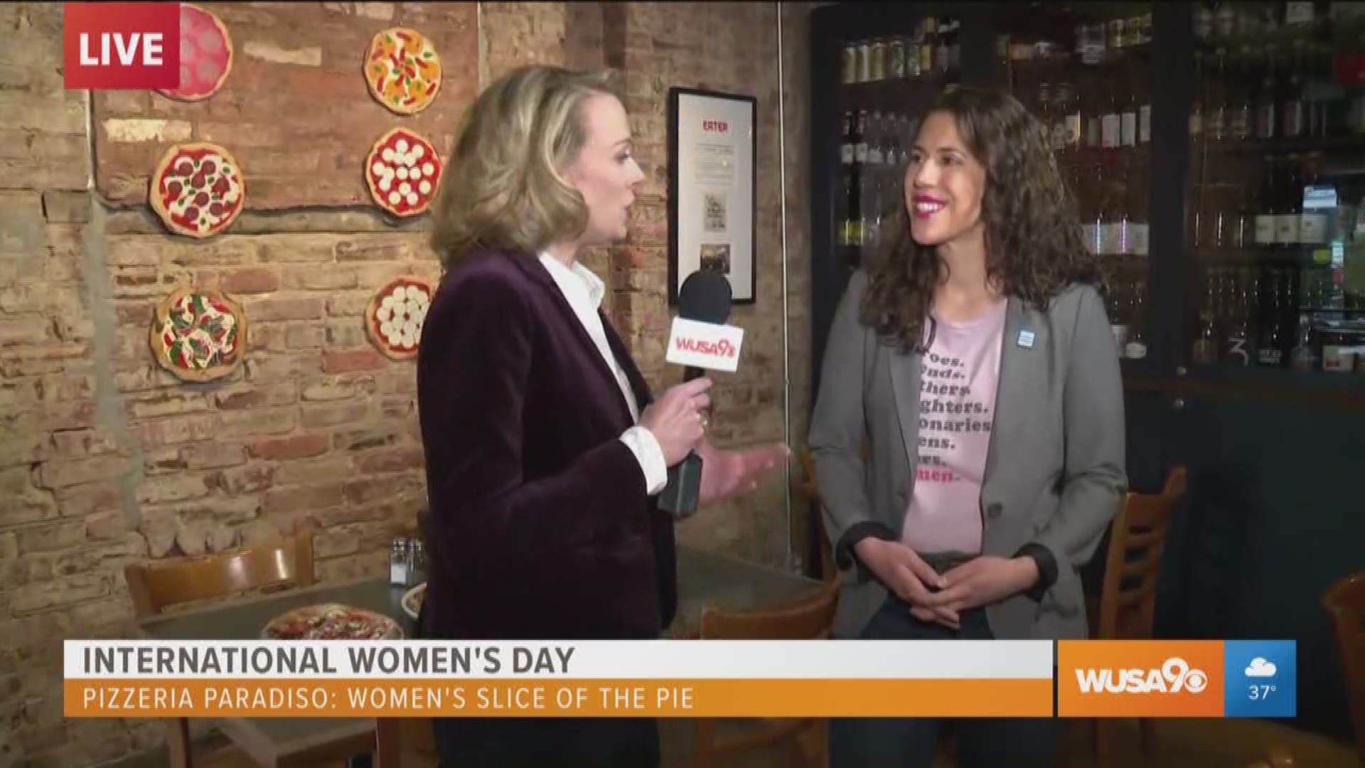 On Friday, March 8, 100% of United States of Pizza menu sales from all five Pizzeria Paradiso locations, will benefit She Should Run. She Should Run is a nonpartisan, nonprofit organization promoting leadership and encouraging women from all walks of life to run for office.