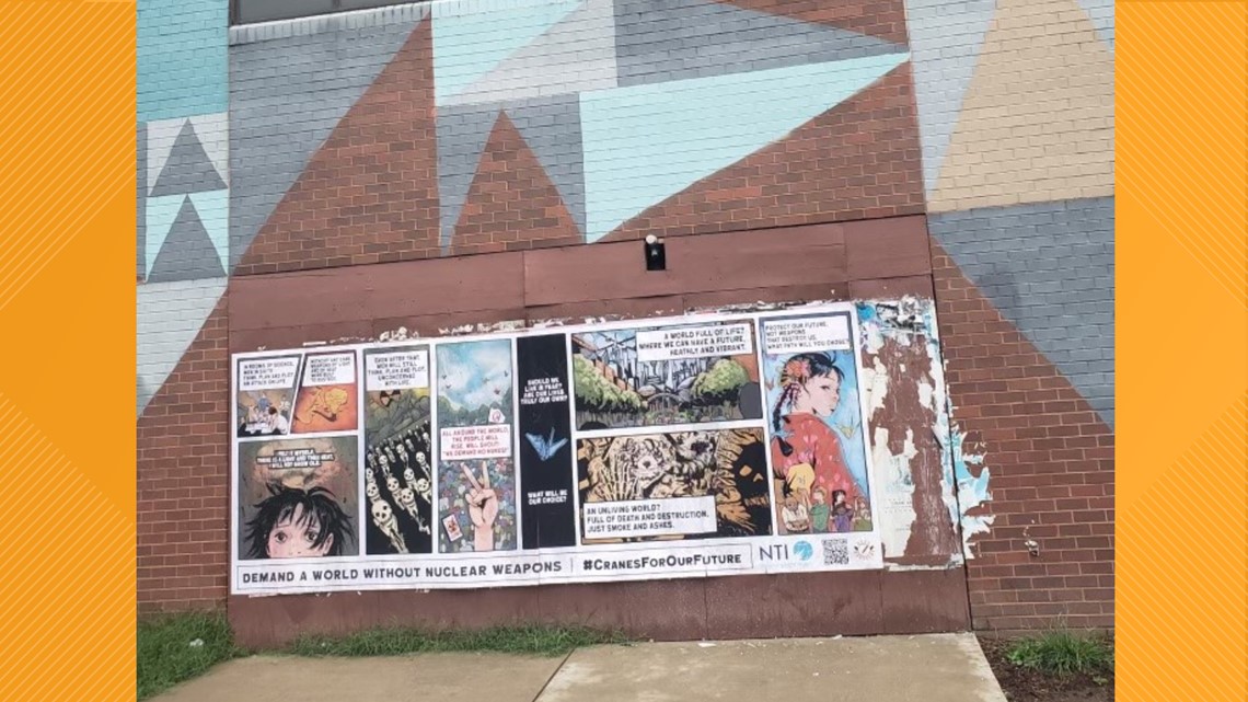 Artists calls for end to nuclear weapons with new DC murals | wusa9.com
