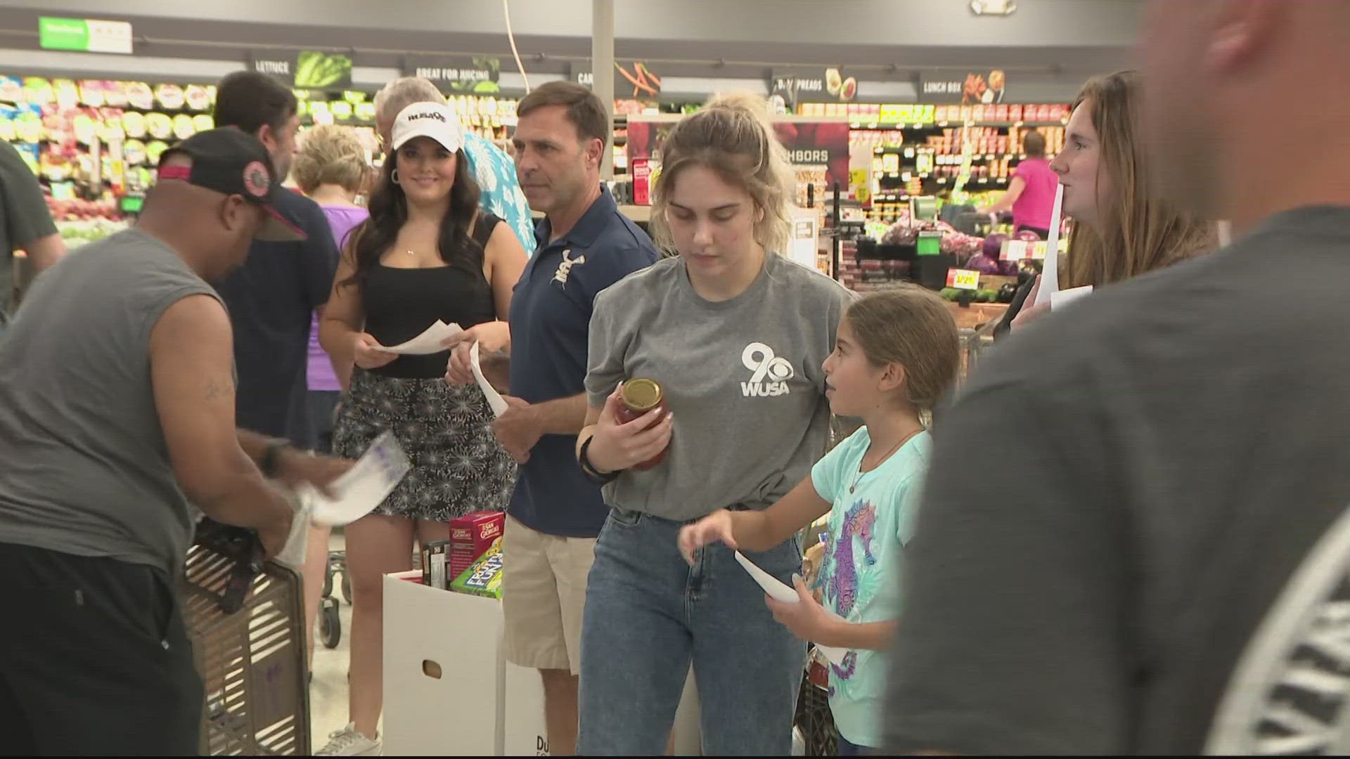 The Dulles South Food Pantry collected 2,378 pounds of food and $1,034 in donations.