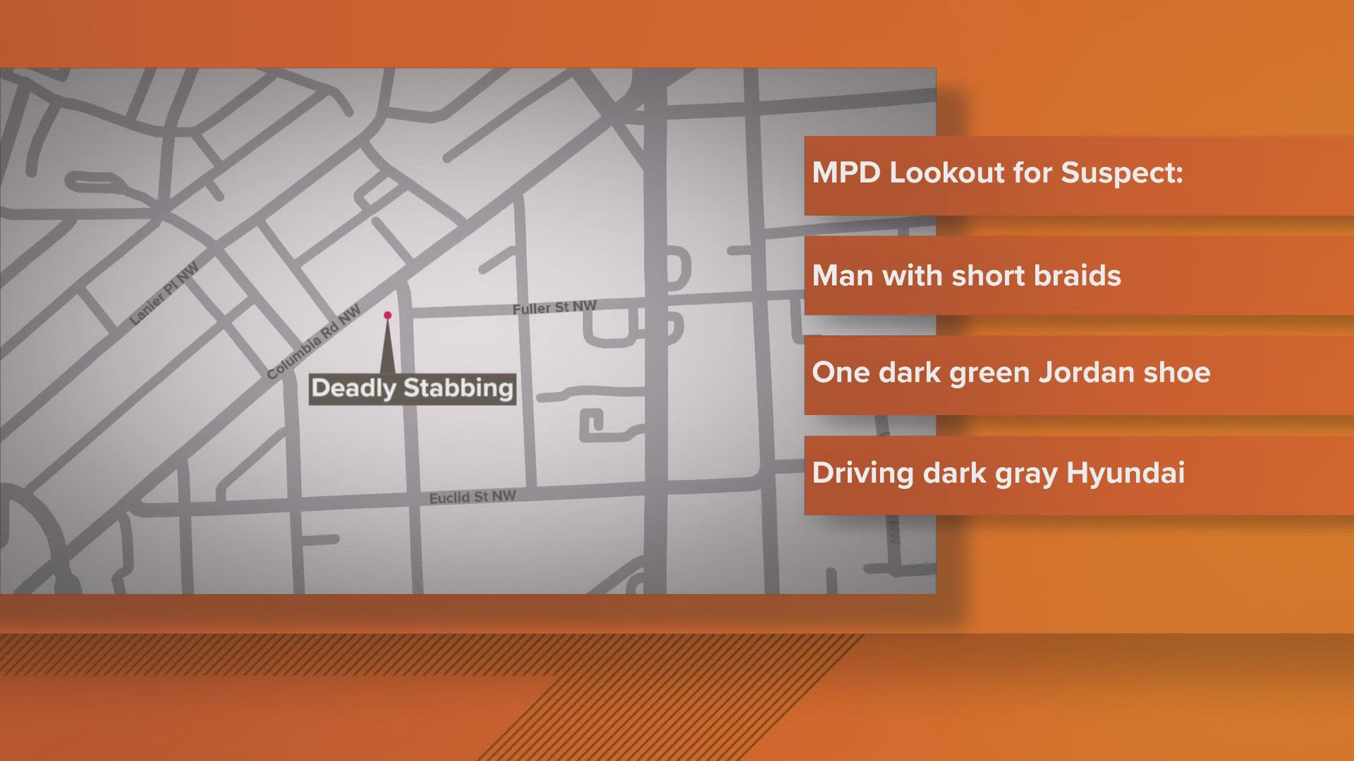 Suspect wanted for deadly stabbing in Northwest DC | wusa9.com