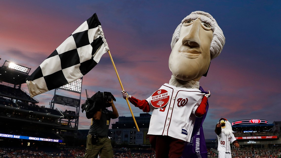 Who are you rooting for? Presidents set to race for Nationals opening day  game!