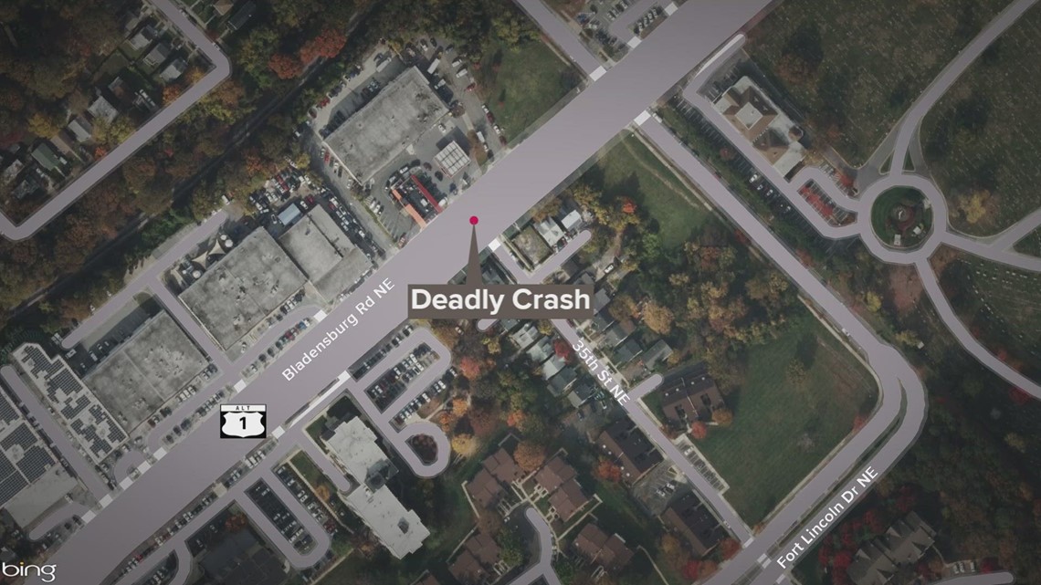 华盛顿特区警方调查东北地区导致两名男子死亡的车祸