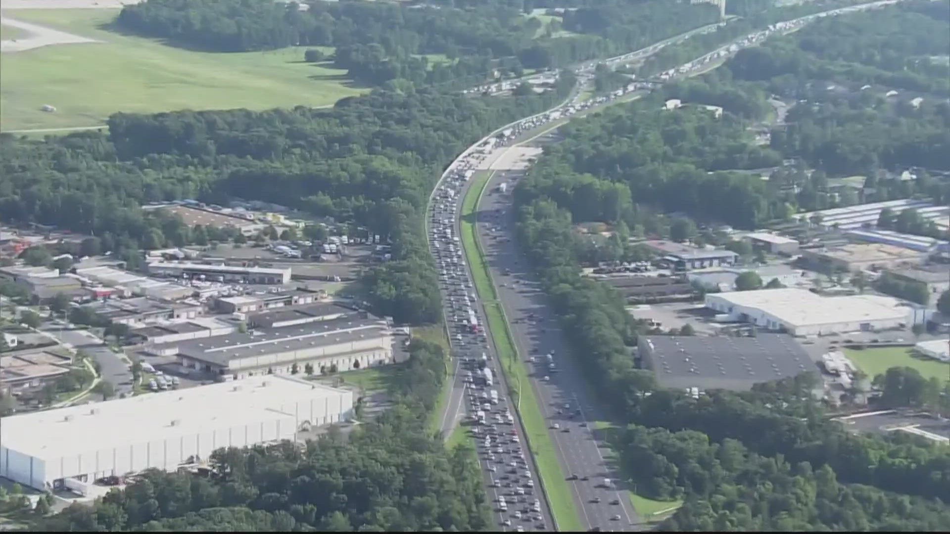 According to the police department, the victim's vehicle was merging onto northbound I-495 from Route 4 when shots were fired from another vehicle.