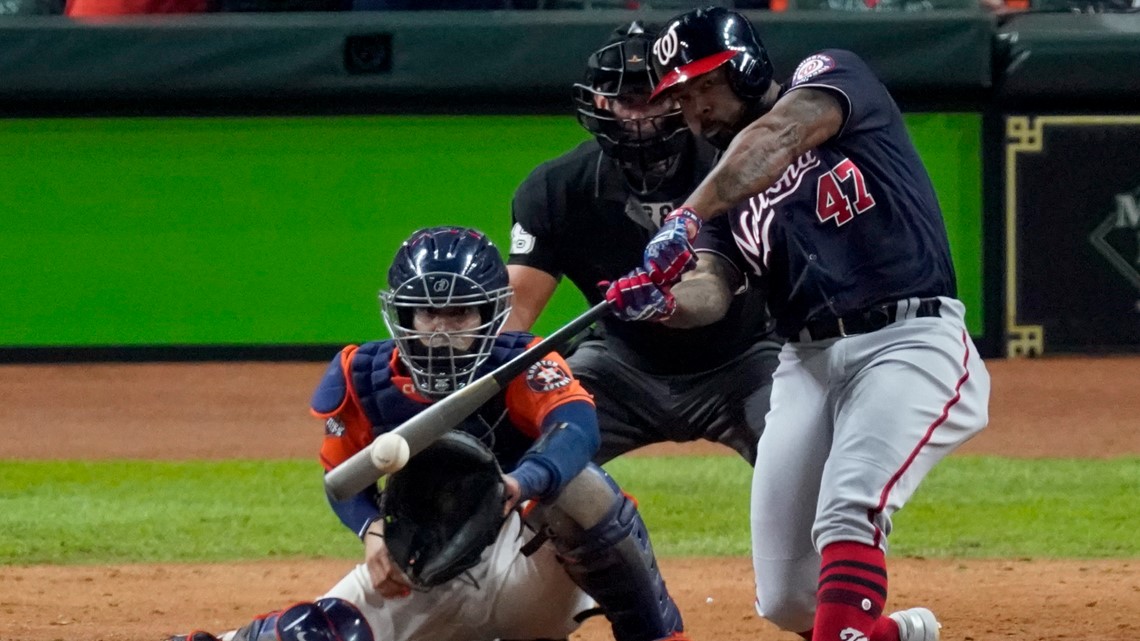 Adam Eaton got his epic dugout dance with Howie Kendrick printed on a shirt