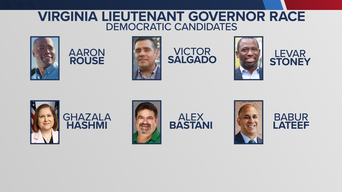 Six Democrats battle for Virginia Lieutenant Governor nomination