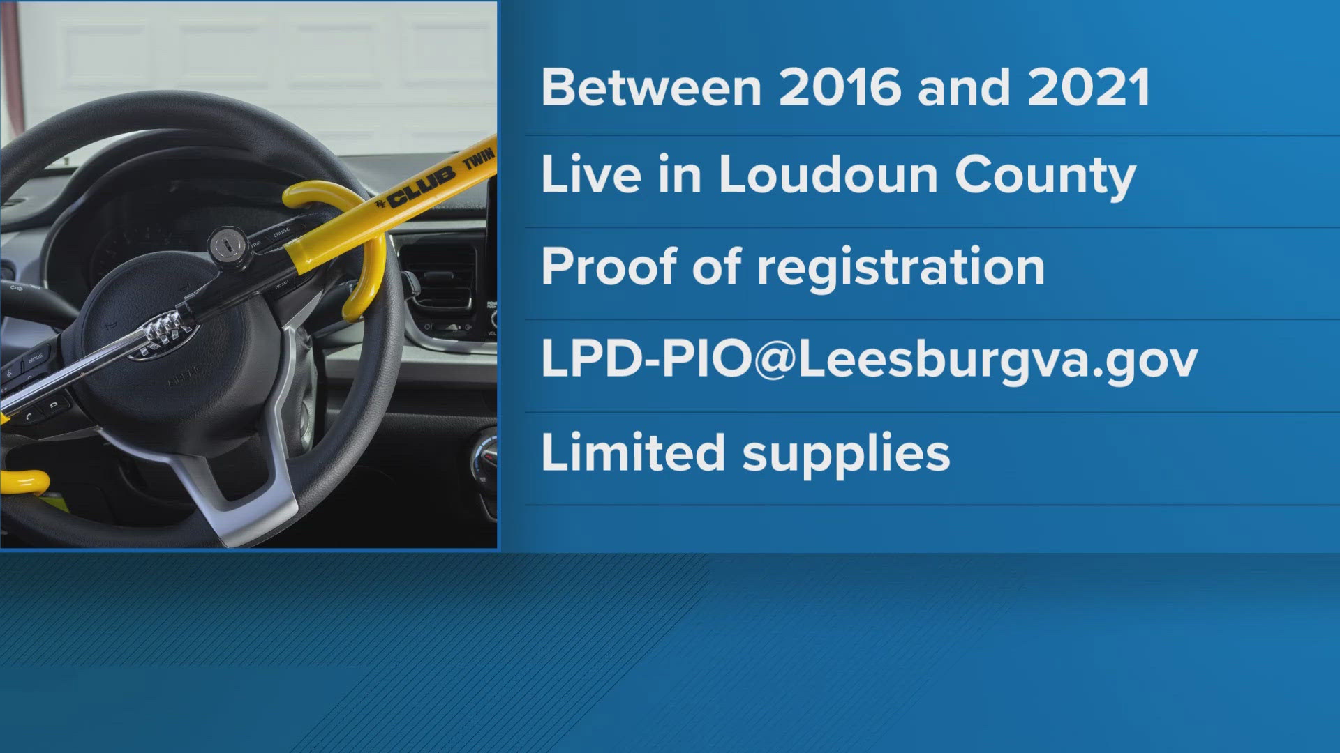 The program is a reaction to a nationwide rise in thefts of older key-ignition Hyundai cars, which have been singled out because of specific vulnerabilities.