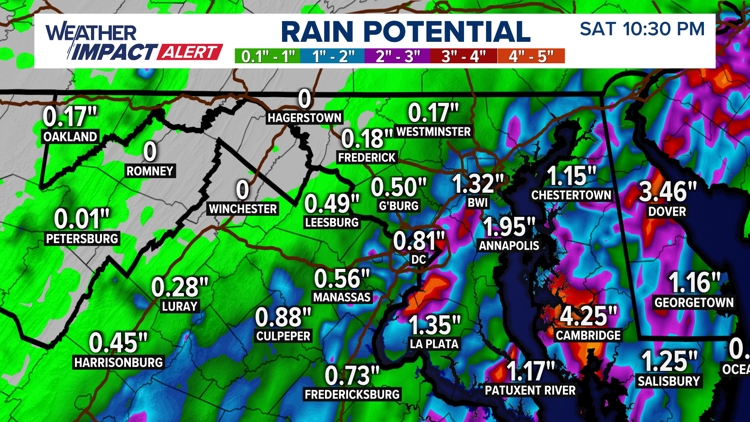 Heavy rain in DC Friday morning | wusa9.com