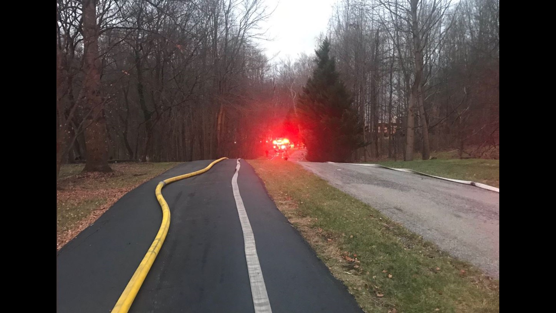 Firefighters battle blazing house fire in Upper Marlboro, MD