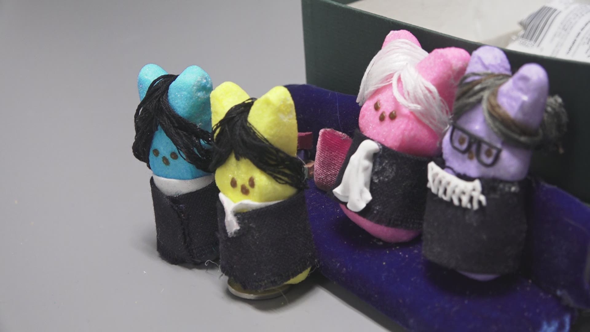 Constructing three-dimensional scenes starring peeps is a DC ~thing~ and Barbara Martin is keeping the tradition alive, with a #Resist twist.
