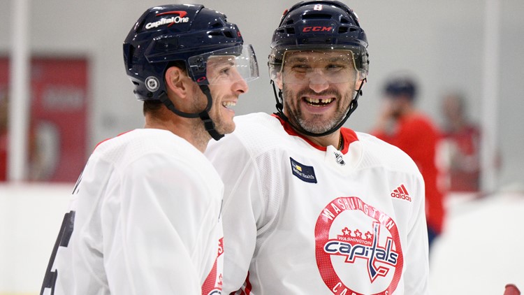 Ovechkin, banged-up Capitals return to ice for start of camp