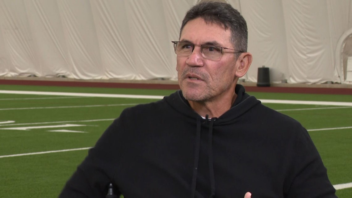 Ron Rivera talks Commanders win over Patriots, team growth